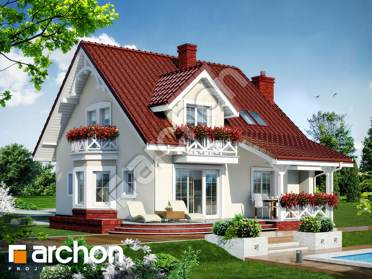 Дом в тамарисках 4 - проект archon+.