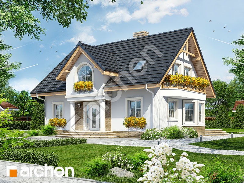 Projekt Domu Dom W Mirabelkach Ver2 Galeria Archon