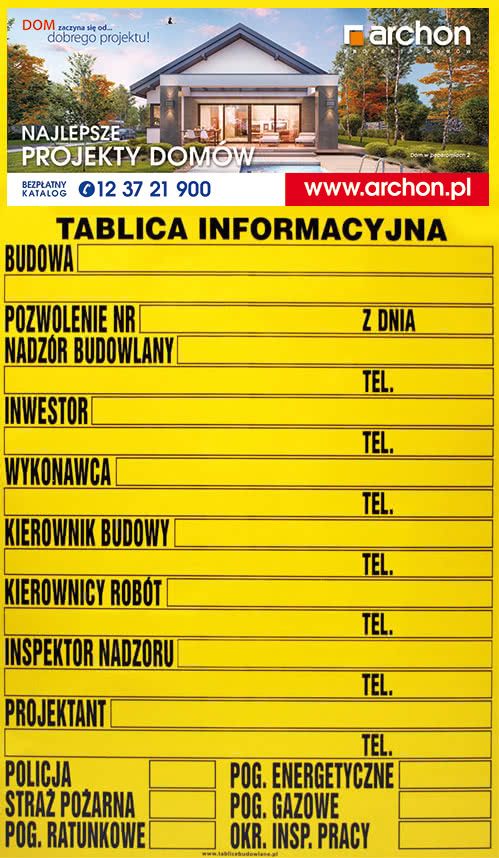 Tablica informacyjna
