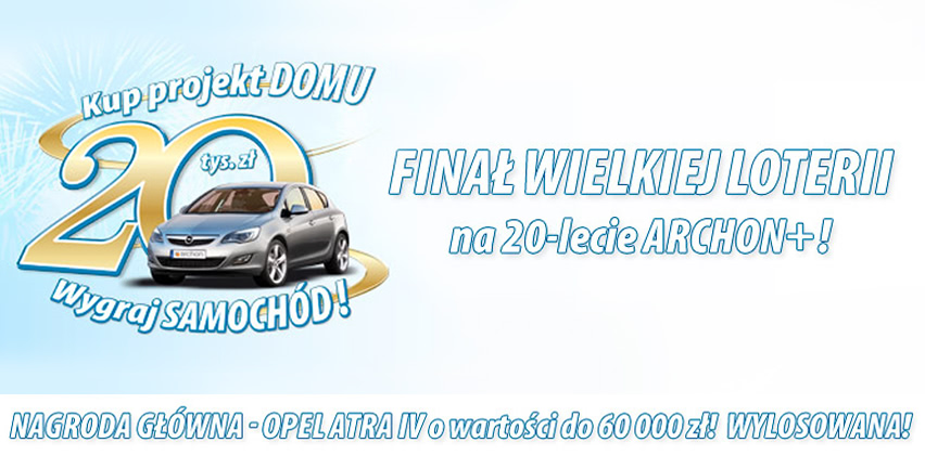 Kup projekt domu i wygraj samochód! Kup projekt domu i wygraj samochód!