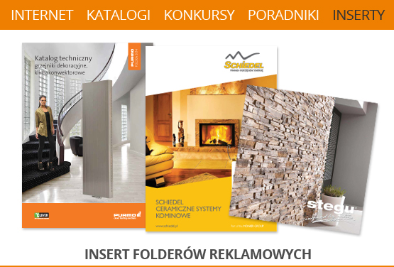 Insert folderów reklamowych
