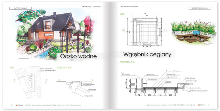 Projekt oczka wodnego