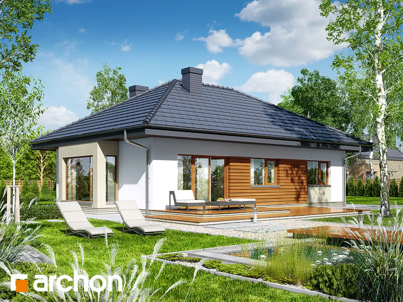 Gotowy projekt Dom pod jarząbem 7 - ogród