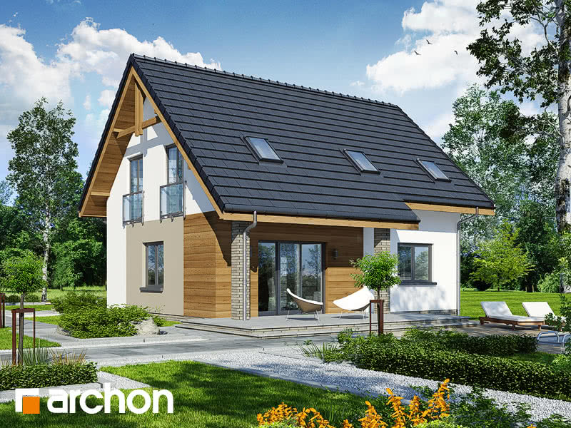 Gotowy projekt Dom w zielistkach 5 - ogród