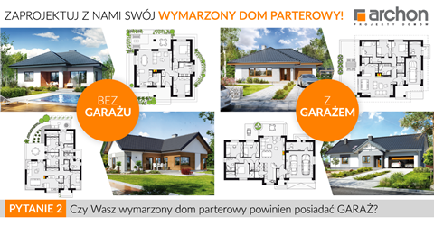 Czy Wasz wymarzony dom parterowy powinien posiadać garaż?