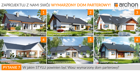 W jakim stylu powinien być Wasz wymarzony dom parterowy? 