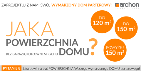 Jaka powinna być powierzchnia Waszego wymarzonego domu parterowego?