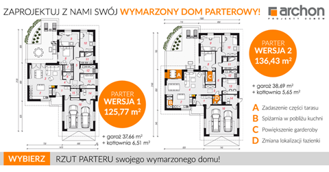 Podsumowanie: Wybierz rzut parteru Waszego wymarzonego domu!