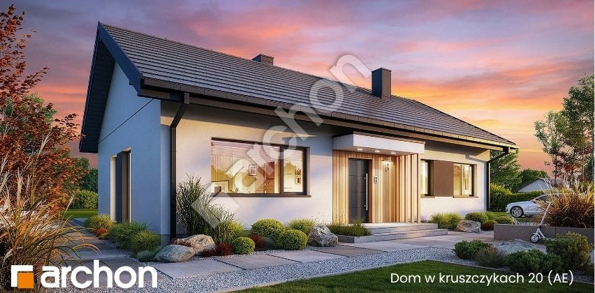 projekt domu Dom w kruszczykach 20 (AE)