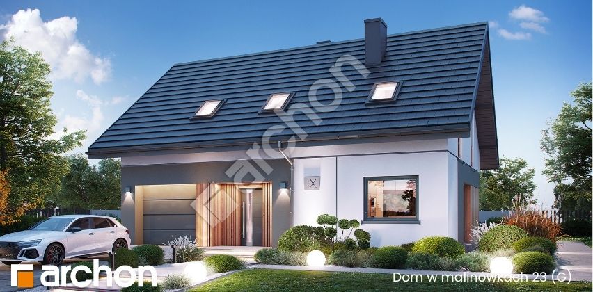 projekt domu Dom w malinówkach 23 (G)