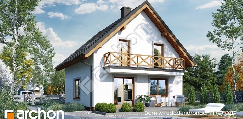 projekt domu Dom w rododendronach 11 (E) OZE