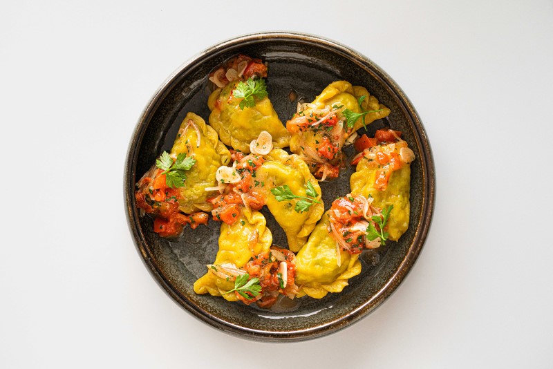 Pierogi z jarmużem