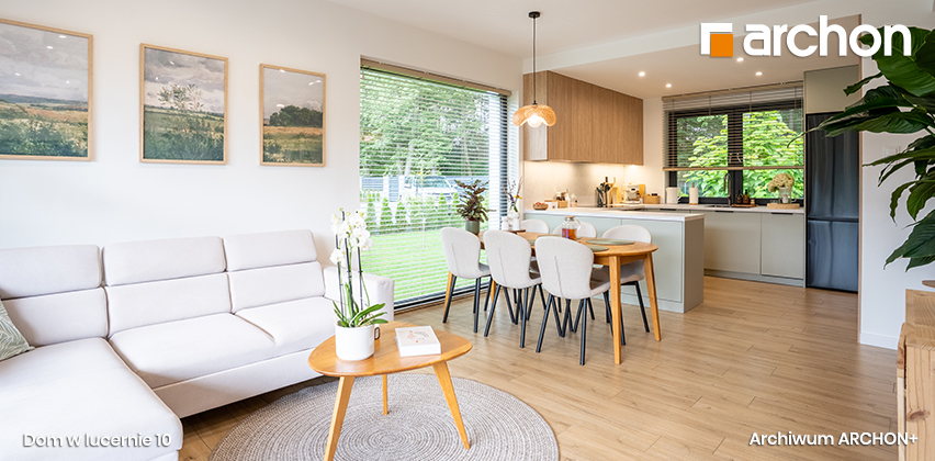 Dom w lucernie 10 - realizacja - widok salonu