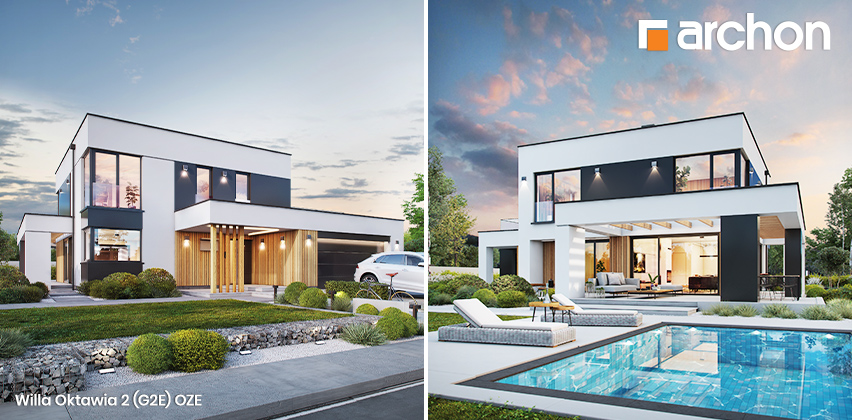 Projekt domu Willa Oktawia 2 (G2E) OZE