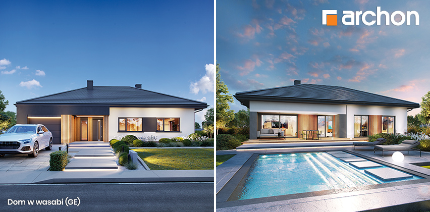 Projekt domu Dom w wasabi (GE)