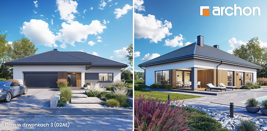 Projekt domu Dom w dzwonkach 3 (G2AE)