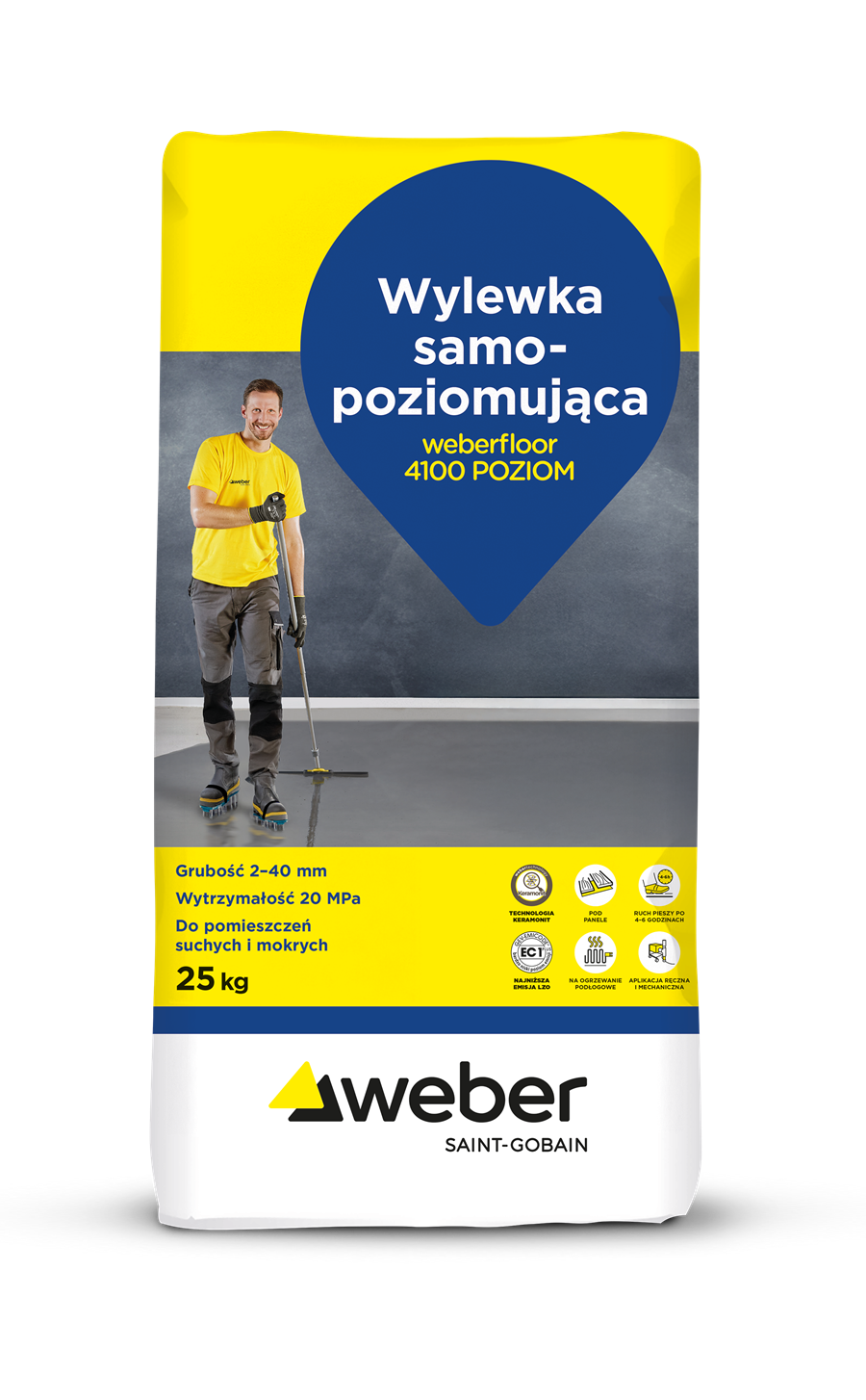 Opakowanie wylewki weber 4100 poziom