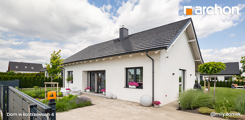 Dom w kostrzewach 4 - realizacja projektu