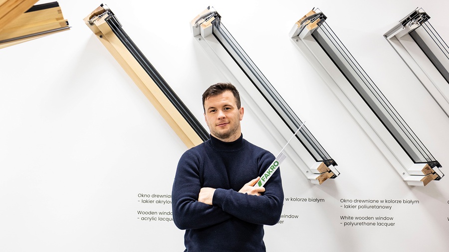 Prezentacja przekrojów energooszczędnych okien dachowych