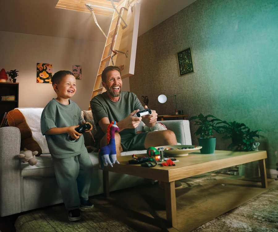 wygodne schody strychowe